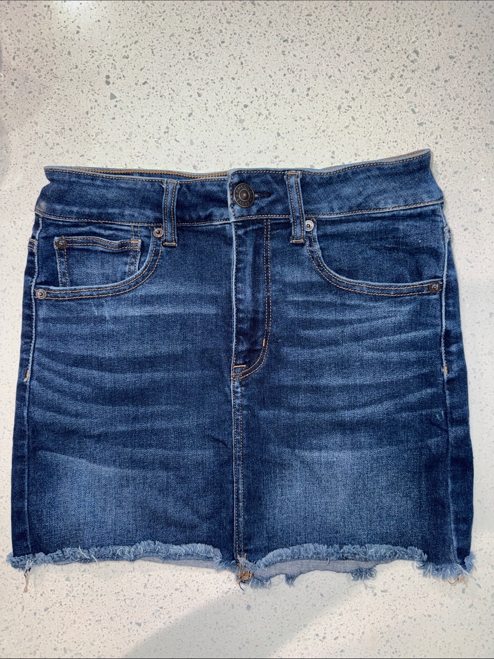 American Eagle Denim Mini Skirt Sz 6